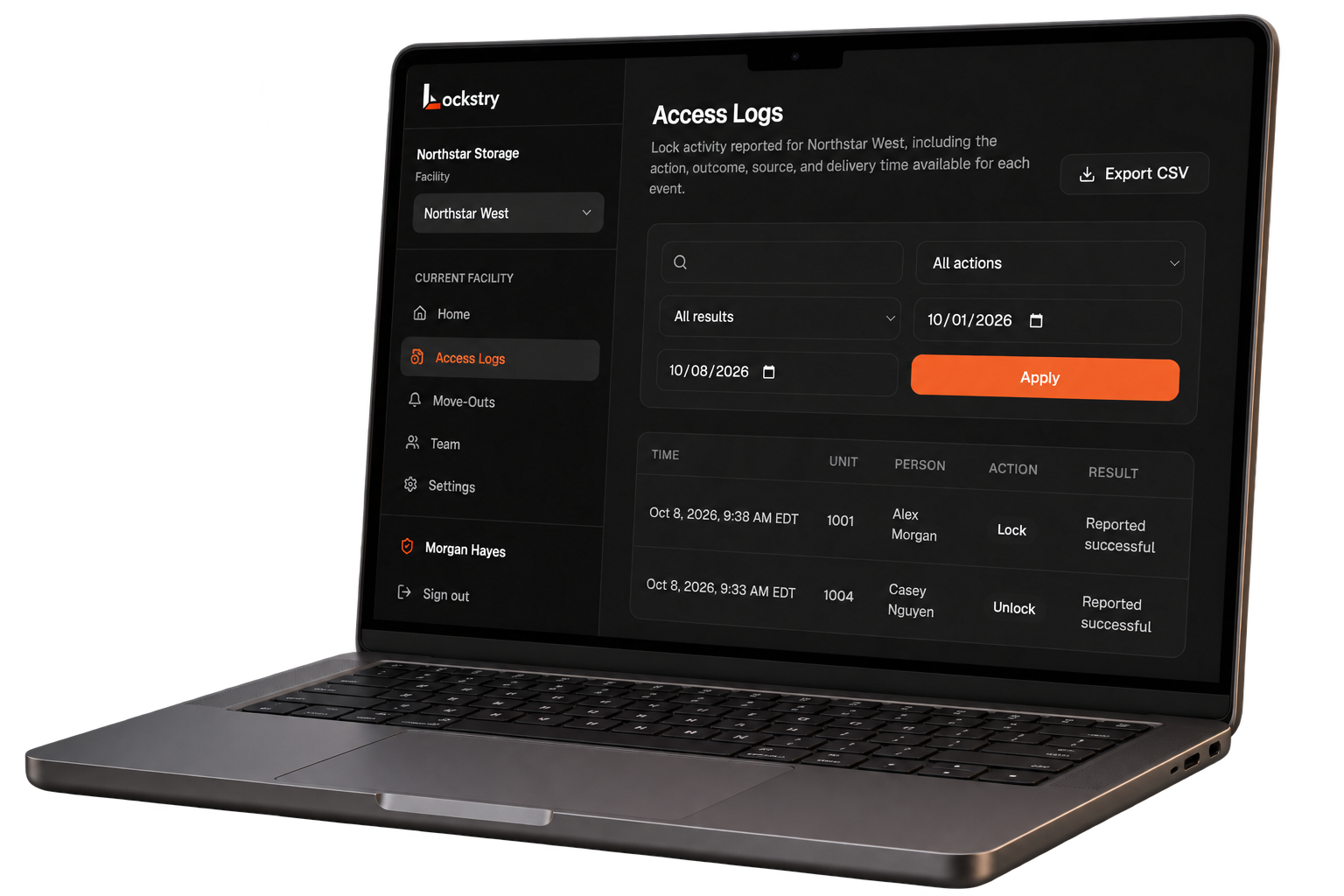 Lockstry Access Logs