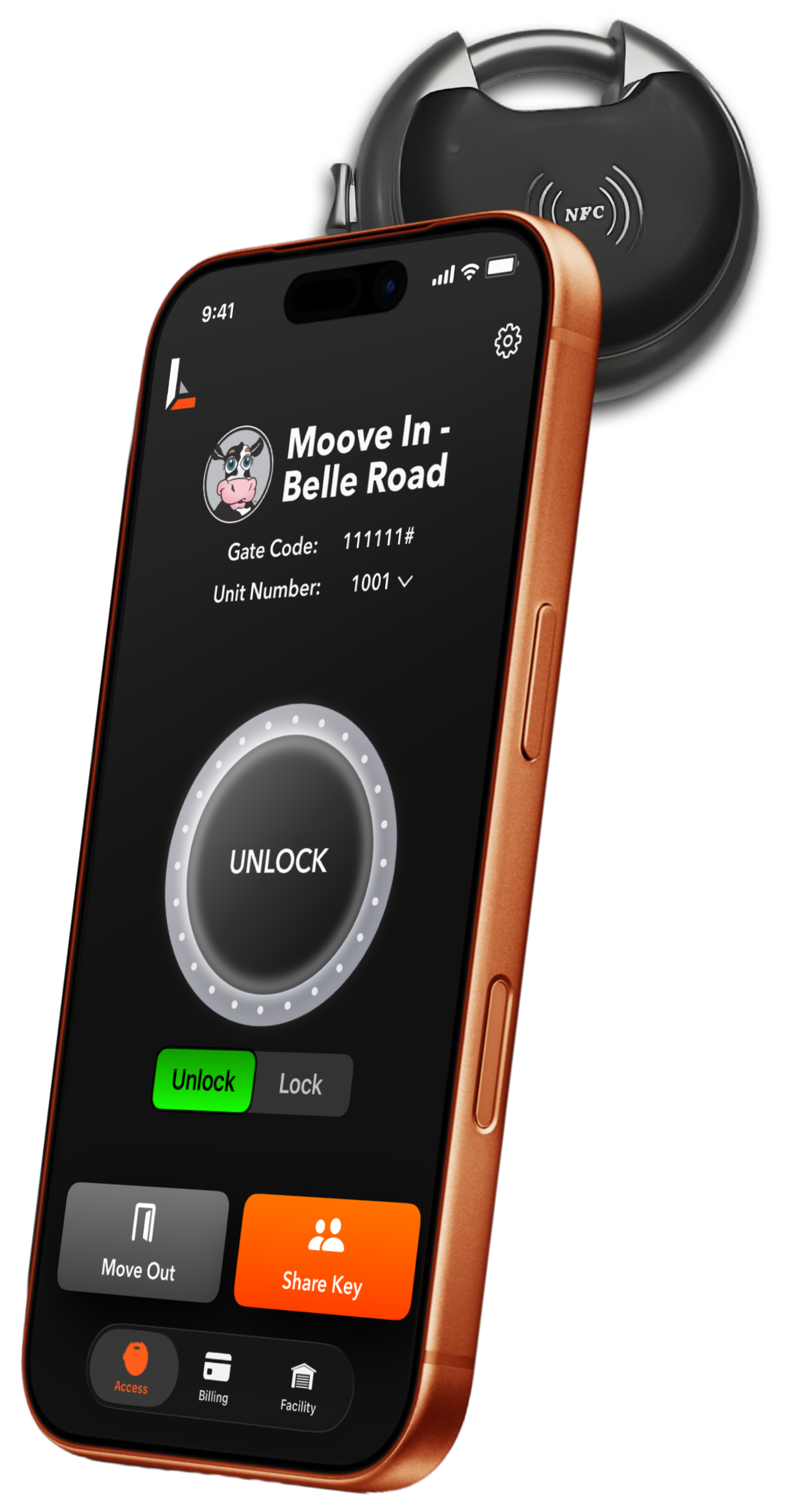 Lockstry app and smart lock