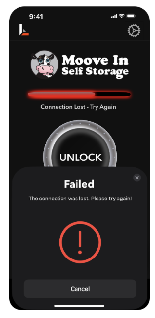 Failed Scan