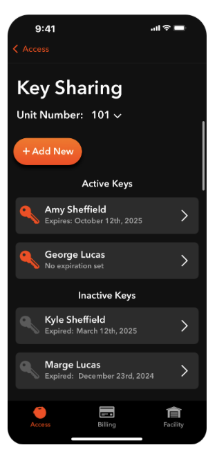 Key Sharing
